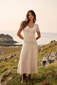 Briella Sweater Midi Dress Detail 2 - Altar'd State