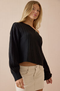 Saylor Knit Sweater Detail 5 - Altar'd State