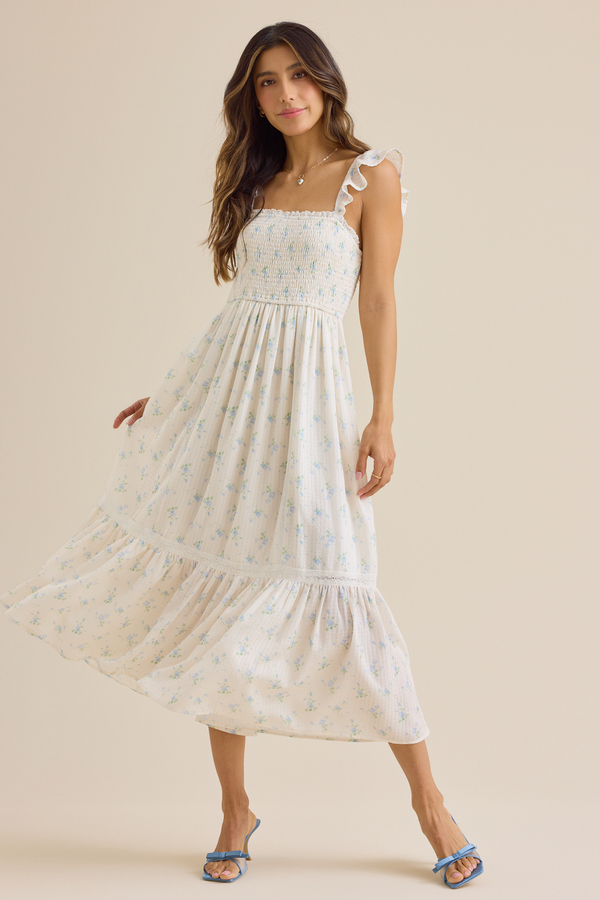Emma Floral Mama Dress Detail 2 - Altar'd State