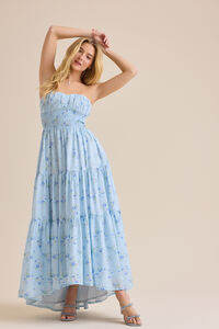 Iria Floral Maxi Dress Detail 2 - Altar'd State
