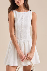Layla Eyelet Mini Dress Detail 2 - Altar'd State