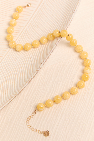Sunlit Beaded Statement Necklace - Altar'd State - 