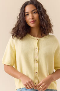 Rosie Short Sleeve Cardigan Detail 2 - Altar'd State