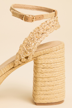 Matisse Orion Raffia Platform Heel - Altar'd State - 