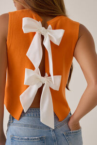 Kimberly Tie Sweater Top Detail 6 - Altar'd State