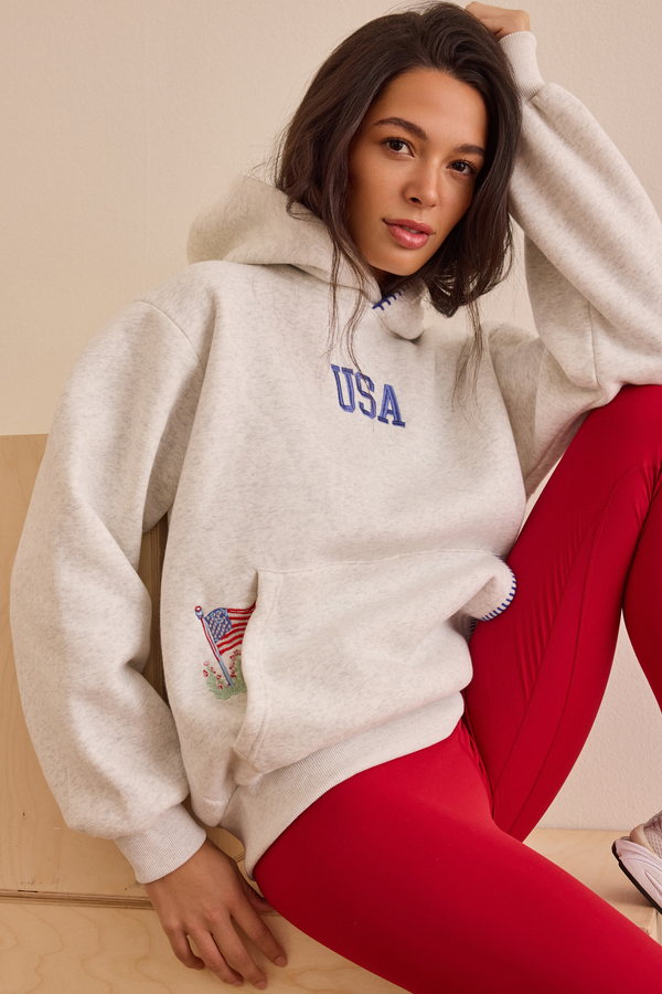 God Bless America Hoodie Detail 5 - Altar'd State