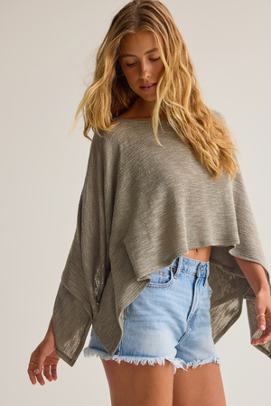 Peggy Poncho Top - Altar'd State
