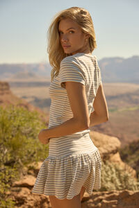 Varsity Stripe Lounge Skirt Detail 6 - Altar'd State