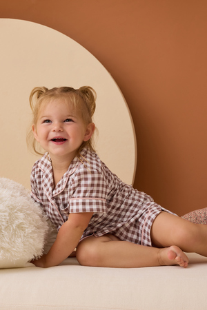 Eloise Gingham Toddler PJ Set - Altar'd State - 